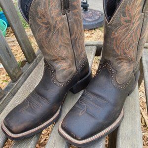 Ariat Men's Sport Wide Square Toe Western Boot Size 9 D-width